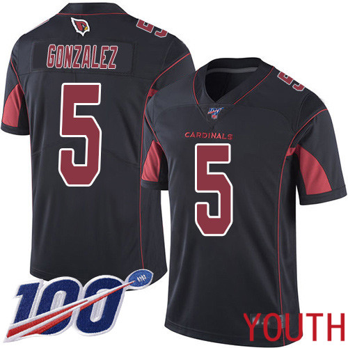 Arizona Cardinals Limited Black Youth Zane Gonzalez Jersey NFL Football #5 100th Season Rush Vapor Untouchable